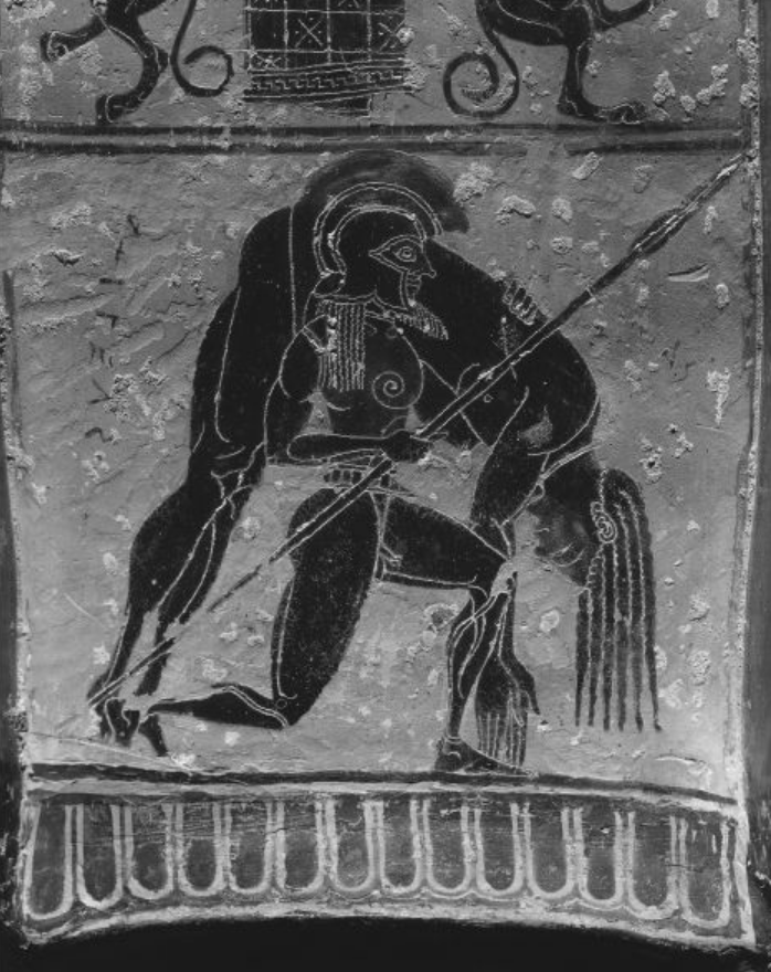 <p>Who lies dead, suspended over Ajax’s shoulder? (Figure 24.1)</p>