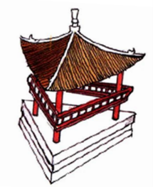 <p>this type of roof allows the structure with three facades, normally used on a small garden pavilion built on a tiny plot of land with an awkward irregular shape.</p>