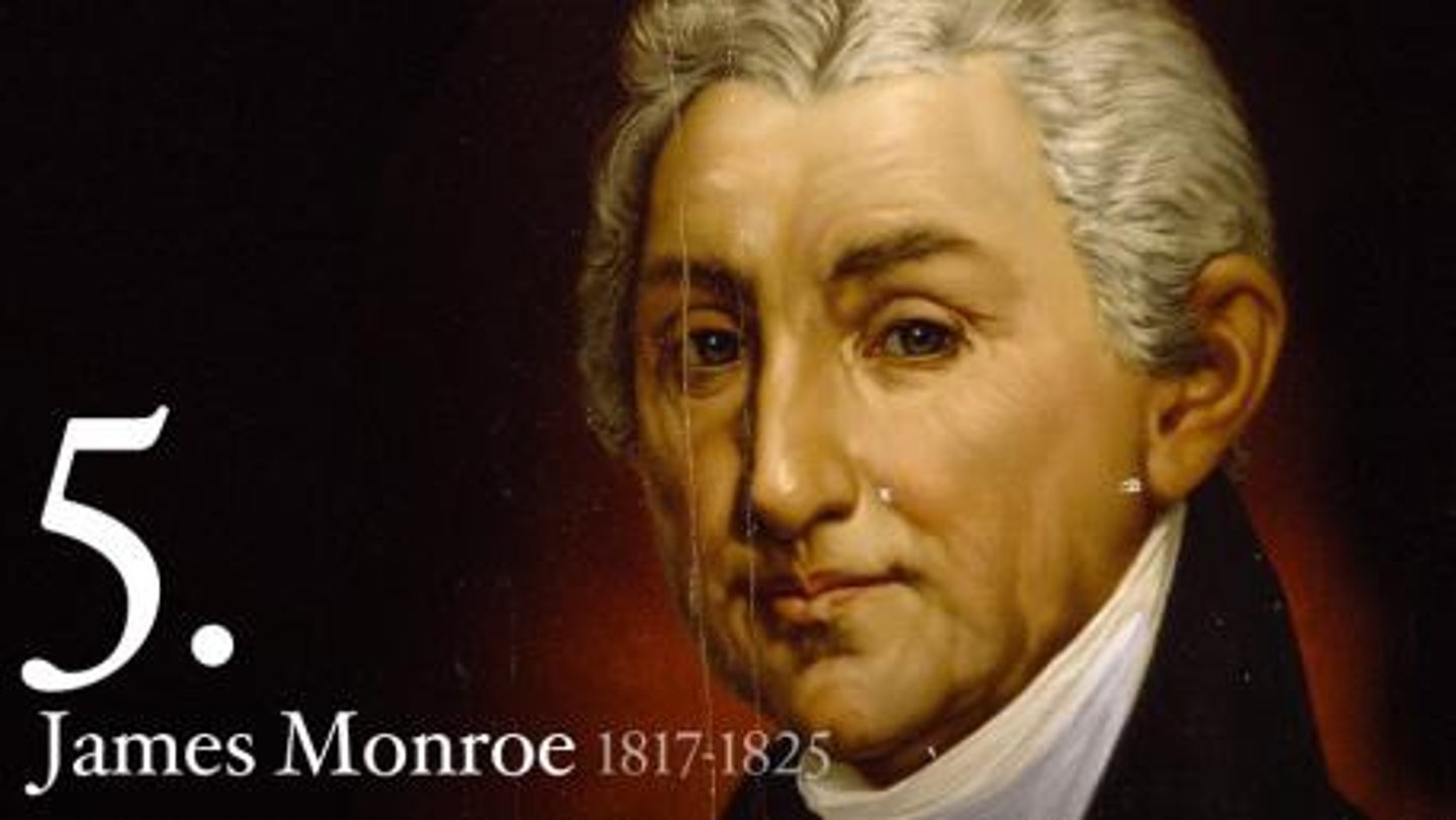 <p>A name for President Monroe's two terms, a period of strong nationalism, economic growth, and territorial expansion. Since the Federalist party dissolved after the War of 1812, there was only one political party and no partisan conflicts.</p>
