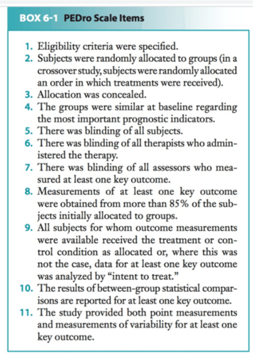 <p>Numerical rating applied to a study to objectively assess the methodological quality of an individual study</p>