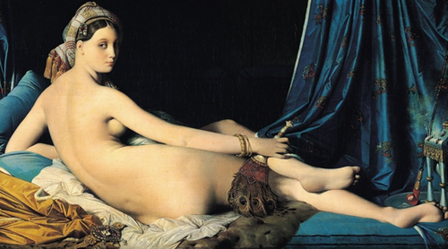 <p>INGRES, Grande Odalisque, 1814.</p>