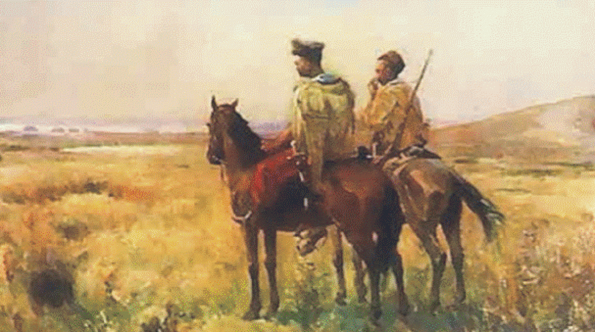 <p>Сергій Васильківський «Козаки в степу», 1890 р.</p>
