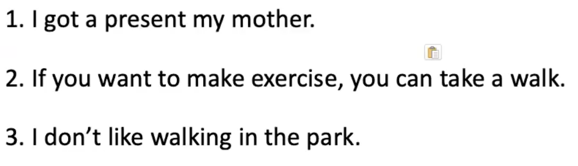 <p><strong><u><mark data-color="#86abf0" style="background-color: rgb(134, 171, 240); color: inherit;">DELAYED ERROR CORRECTION</mark></u></strong></p><p>.</p><p>There are 3 sentences that I heard.</p><p>Two of them are INCORRECT. One of them is correct.</p><p><strong>Which one is the correct sentence?</strong></p><p>Ss: 3? Yes.</p>