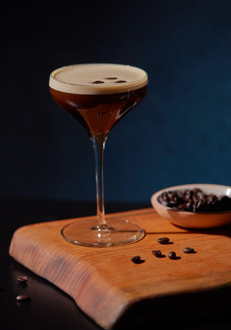 <p>A rich and delicious espresso martini. Super smooth strong espresso notes and velvety crema. Always a double </p><ul><li><p>Vodka, Kahlua, fresh espresso, cacao bitters</p></li></ul><p></p>