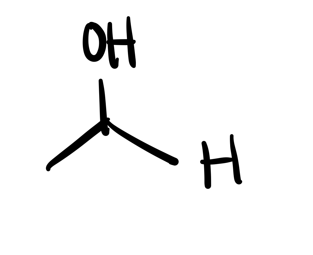 <p>The double O bond breaks, and an H attaches to the O</p>