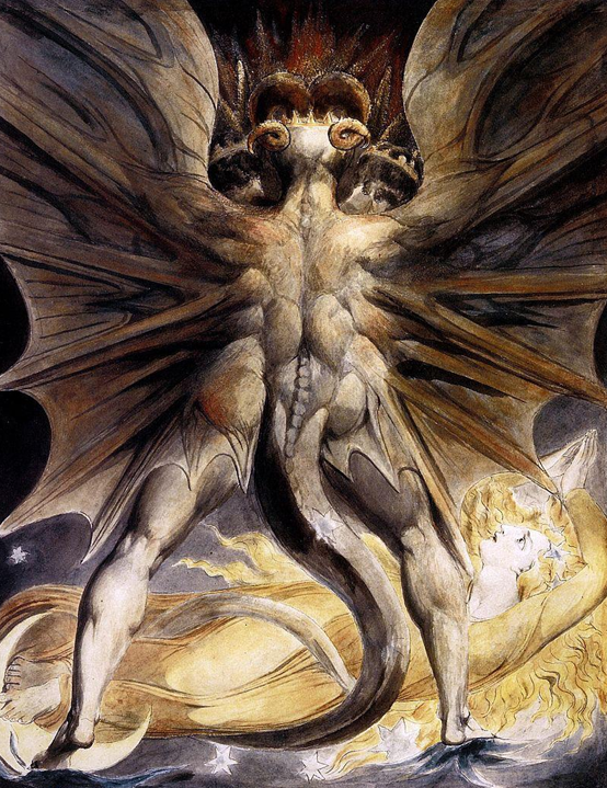 <p>Le grand dragon rouge et la femme vêtue de soleil, 1805-1810</p>