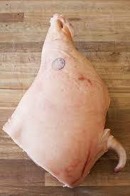 <p>Group of full ham muscles with bones and rind still intact</p><p>Tenderized ham, Toast</p><p>can be converted to other cuts </p><p>Ex: Cubes, Adobo cuts, Steak, Skin</p>