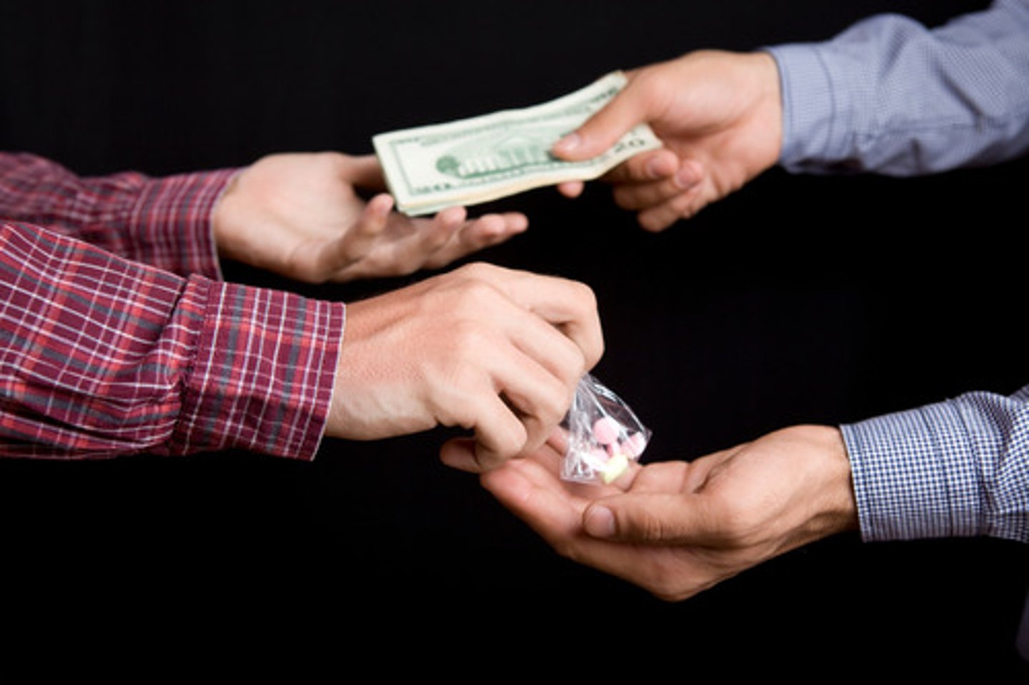 <p>when someone sells drugs to people</p>