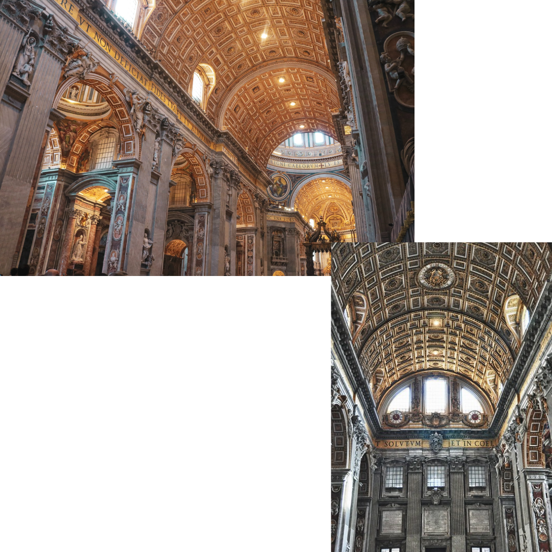 <p>3)<strong> </strong>St. Peter’s Basilica: Nave</p>