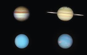 <ul><li><p>“Jupiter Like”</p></li><li><p>Outer 4 most planets</p></li><li><p>Gas Giants</p></li><li><p>Jupiter, Saturn, Uranus, Neptune&nbsp;</p></li></ul><p></p>