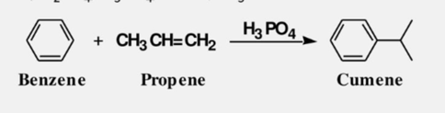 <p>Cumene, which on oxidation gives phenol</p>