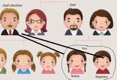 <p>nieces and nephews</p>