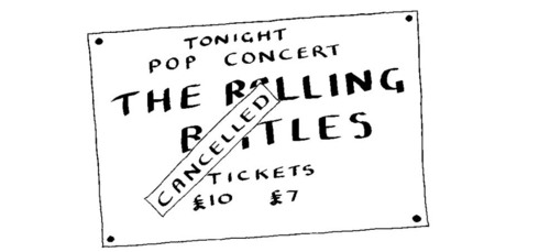 To be cancelled (an event/an arrangement, etc.);
usually used in the present tense