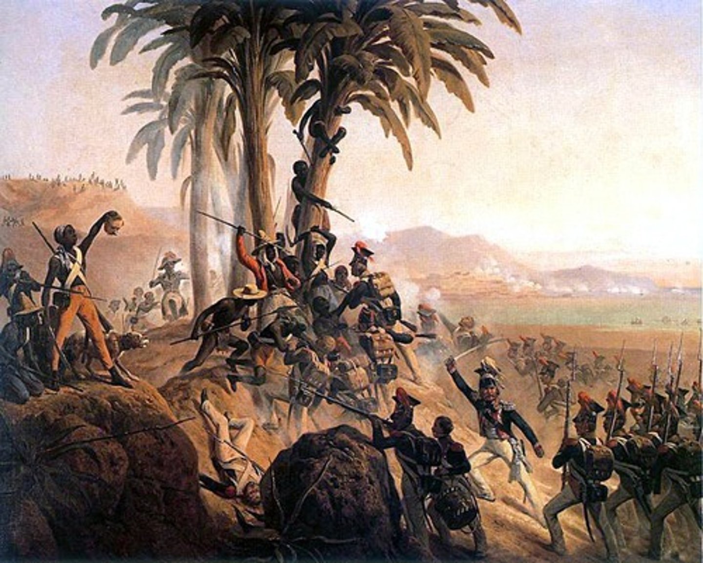 <p>A major influence of the Latin American revolutions because of its successfulness; the only successful slave revolt in history; it is led by Toussaint L'Ouverture.</p>