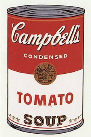 <p>Campbell&apos;s Soup Can</p><p>Other Notes: The artist is famous for being a part of the &quot;Pop Art&quot; movement. Warhol&apos;s studio (which was famous) was called &quot;The Factory.&quot;</p>