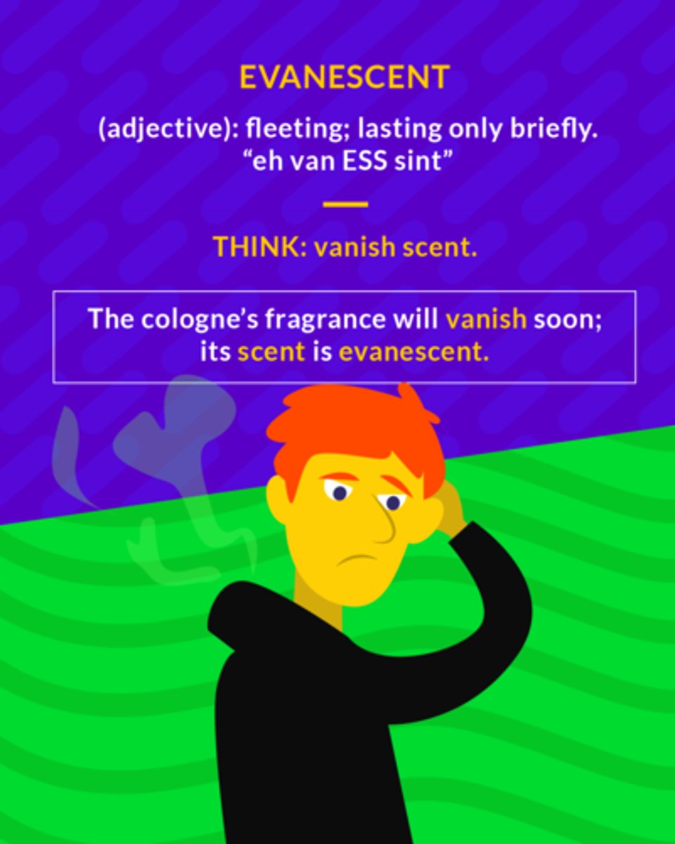 <p>(adj.) vanishing, soon passing away; light and airy</p>