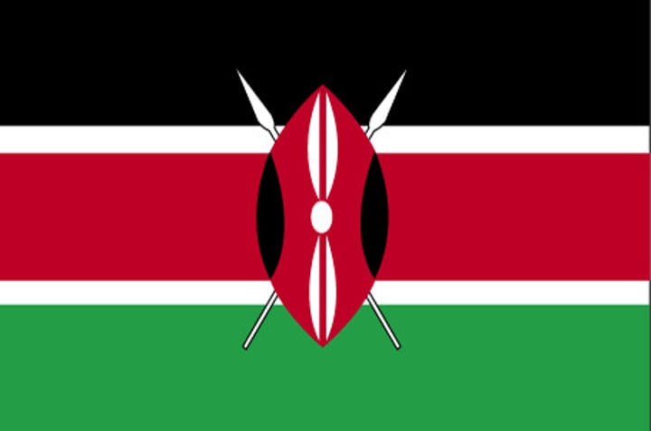 <p>Black = the country's African heritage.</p><p>Red = the bloodshed during the fight for independence from the British colonialism.</p><p>Green = the country's landscape and natural wealth.</p><p>White = peace, honesty, purity, and innocence. </p><p>Traditional African shield and two spears = the defense of all the things mentioned above.</p>