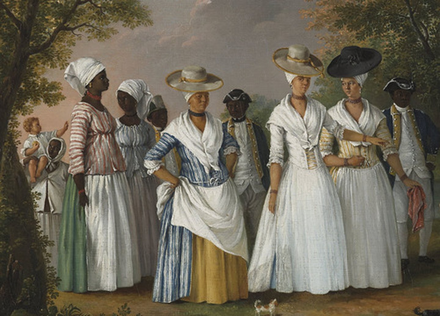 <p>Meaning "People of Color" in French, these were mixed race citizens that were free. Some were wealthy and enslaved people on their own plantations.</p>