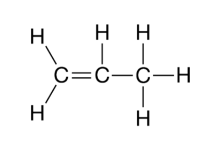 <p>Which of the following correctly compares the strength of the two carbon-to-carbon bonds in the molecule represented in the Lewis diagram shown above?</p><p>(A) The carbon-to-carbon bond on the left is stronger because it is a double bond.</p><p>(B) The carbon-to-carbon bonds are the same strength because the C-C-C bond angle is 180.</p><p>(C) The carbon-to-carbon bonds are the same strength because they are both bonds between carbon atoms.</p><p>(D) The carbon-to-carbon bond on the right is stronger because there are</p>