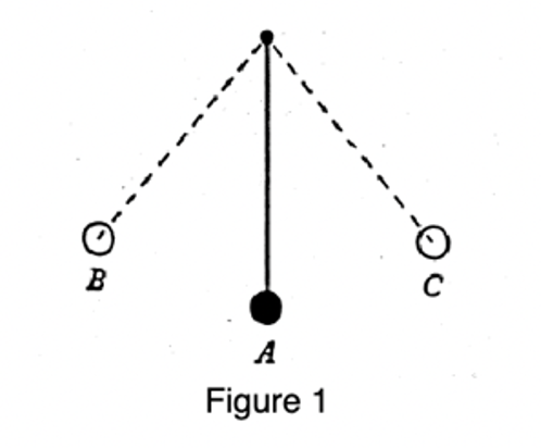 <p>A is displaced and moves to B, then comes back to A, it then moves to C because of ________.</p>