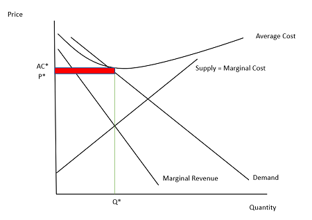 <ul><li><p>P &lt; ATC</p></li><li><p>if losses persist, the monopoly will exit the market </p></li></ul><p></p>
