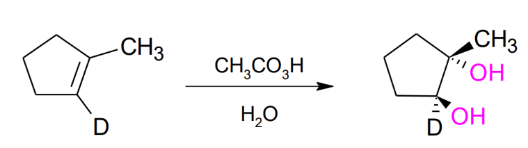 <p>ANTI STEREOCHEMISTRY</p>
