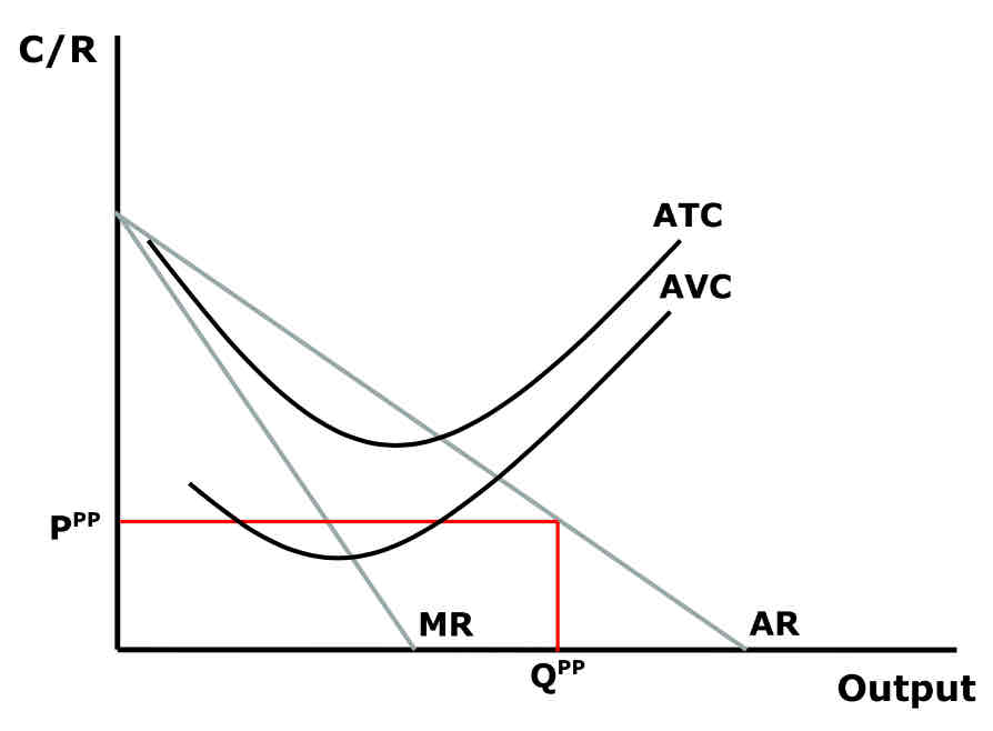 <ul><li><p>in the <strong><u>short-run</u></strong></p><ul><li><p>cross-subsidisation of losses</p></li></ul></li><li><p>in the <strong><u>long-run</u></strong> (once competitors have left the market):</p><ul><li><p><span>raise price </span><u><span>above</span></u><span> previous competitive levels...</span></p></li><li><p><span>in order to recoup any losses incurred during the period when </span><strong><span>P &lt; AVC</span></strong></p></li></ul></li></ul>