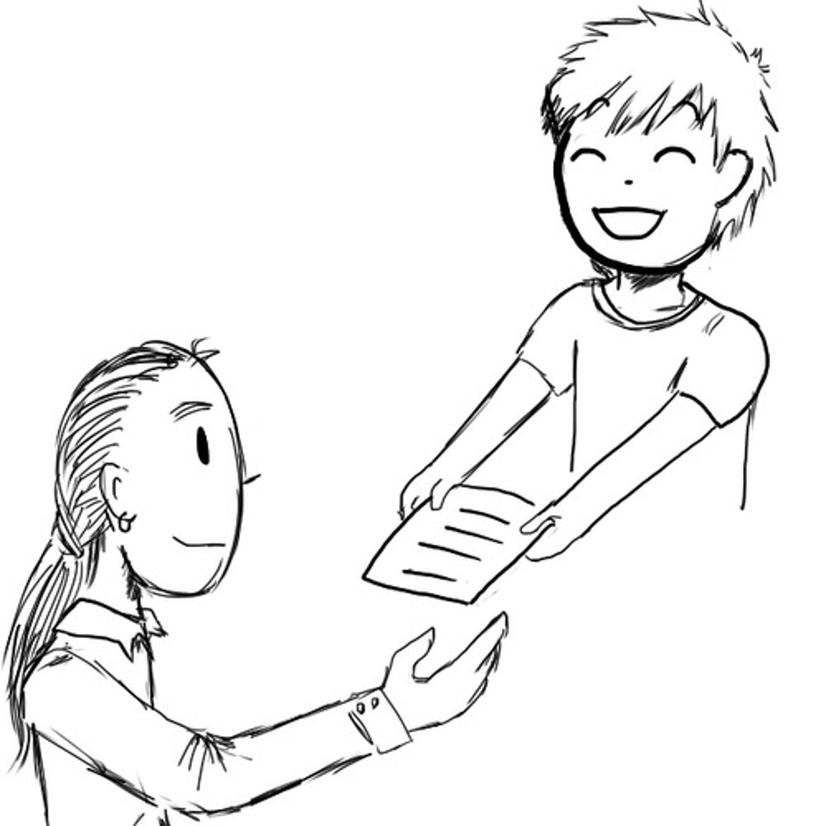 <p>Please turn in (something)</p>