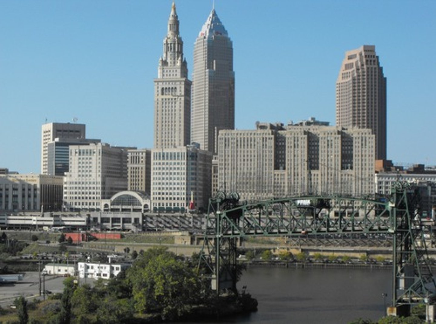 <p>Refers to all of the man-made structures that make up an area.</p>