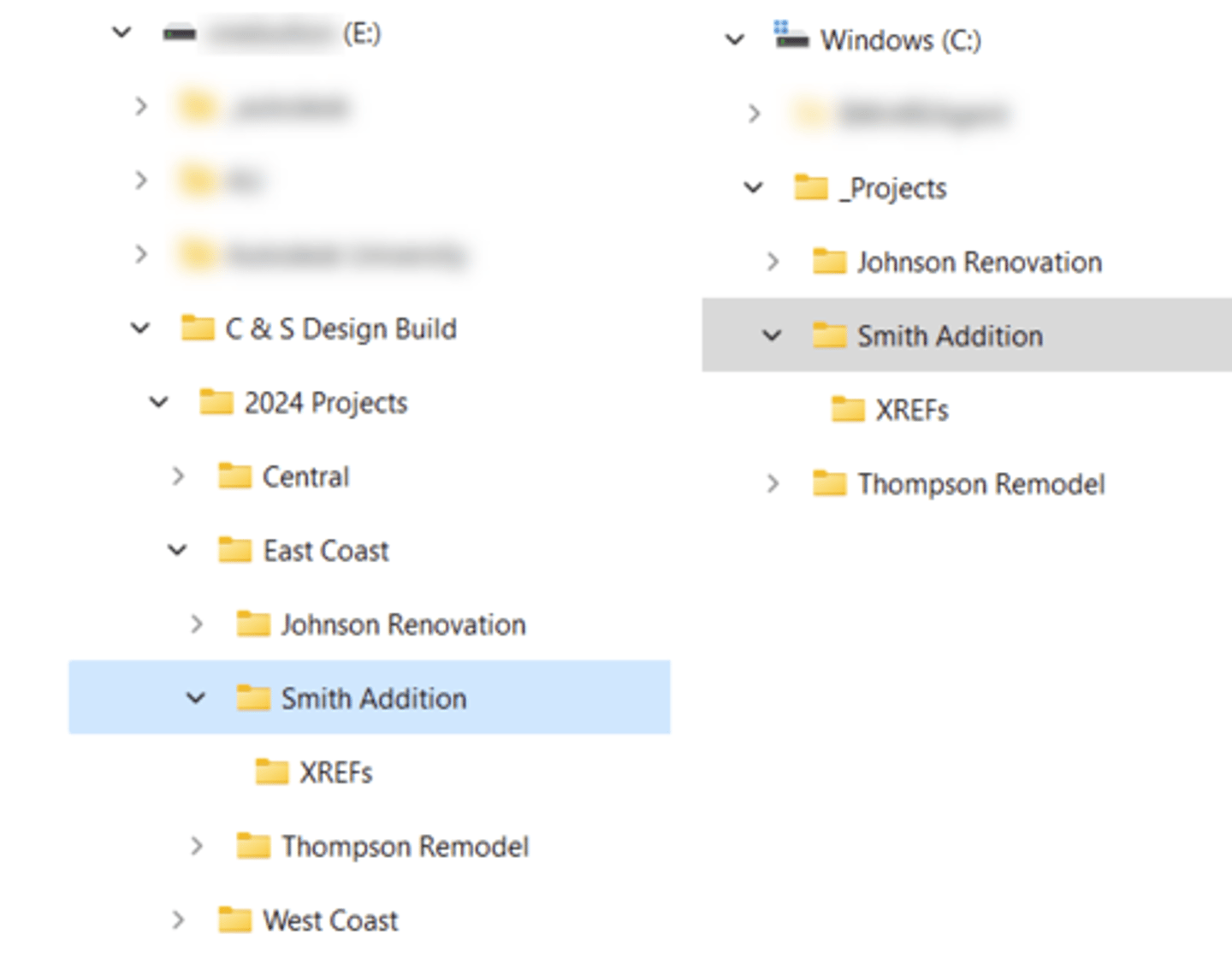<p>Relative paths should have been used to accommodate the different drive letter and parent folders.</p><p>3 multiple choice options</p>