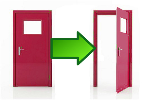 to open