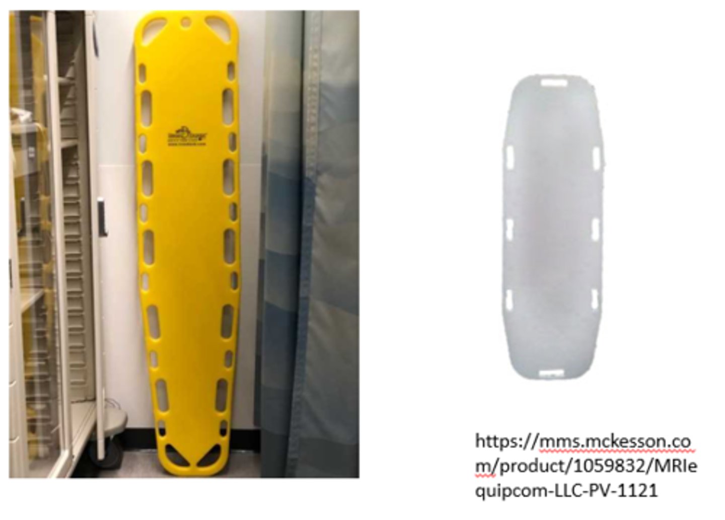 <p>Yellow (full-support) body board is thick and rigid → Can be used to carry _______________________, often with straps to prevent patient from falling off.</p>