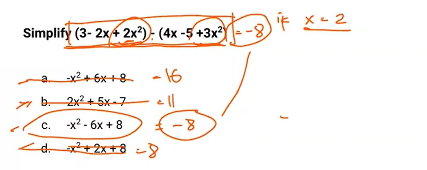 <p>Answer: c. -x²-6x+8 </p>