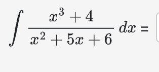 <p>Evaluate the indefinite integral</p>