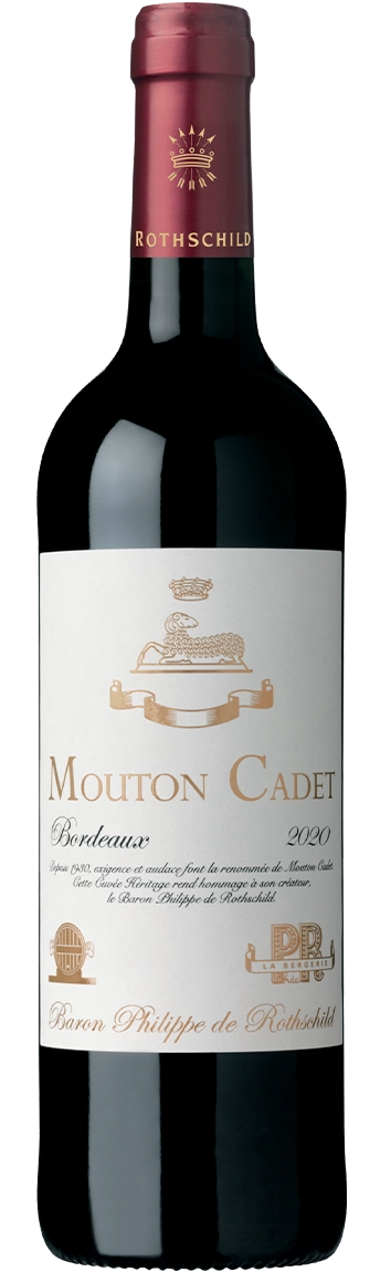 <p><strong>Mouton Cadet Cuvee, Rothschild</strong></p><p class="has-focus">(MUU-TON-CADE)</p><p>PÄRTOLUMAA: (Prantsusmaa) France</p><p class="has-focus">PIIRKOND: Bordeaux</p><p class="has-focus">MILLINE: Kuiv, kesmise täidlusega punane vein.</p><p class="has-focus">VIINAMARJA SORT: Merlot, Cabernet Sauvignon, Cabernet Franc</p><p class="has-focus">SOBIVUS: Punane liha</p><p class="has-focus">Domineerivad puanased marjad ja vürtsid.</p><p class="has-focus">Ainult pudeliga 66eur</p>