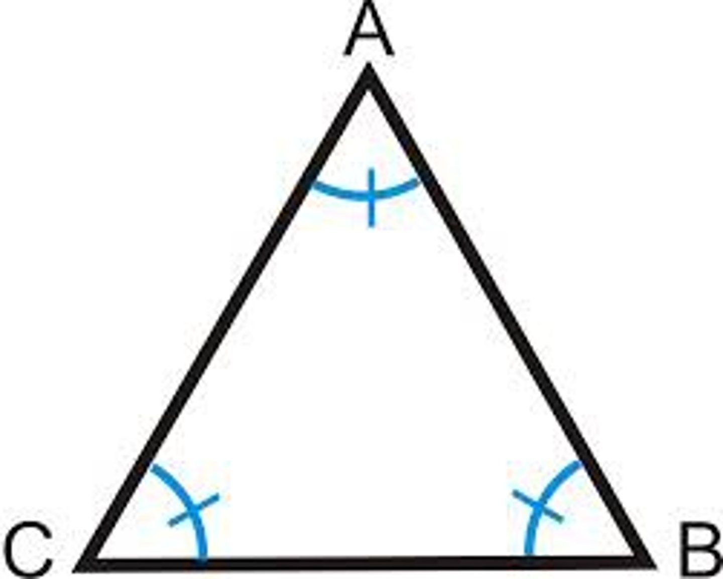 <p>a figure whose angles all have the same measure</p>