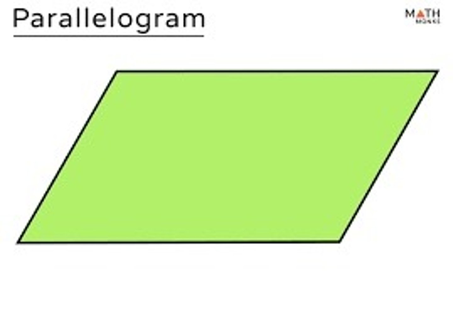 <p>A quadrilateral with two pairs of parallel sides</p>