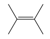 <p>contains a C=C double bond</p>