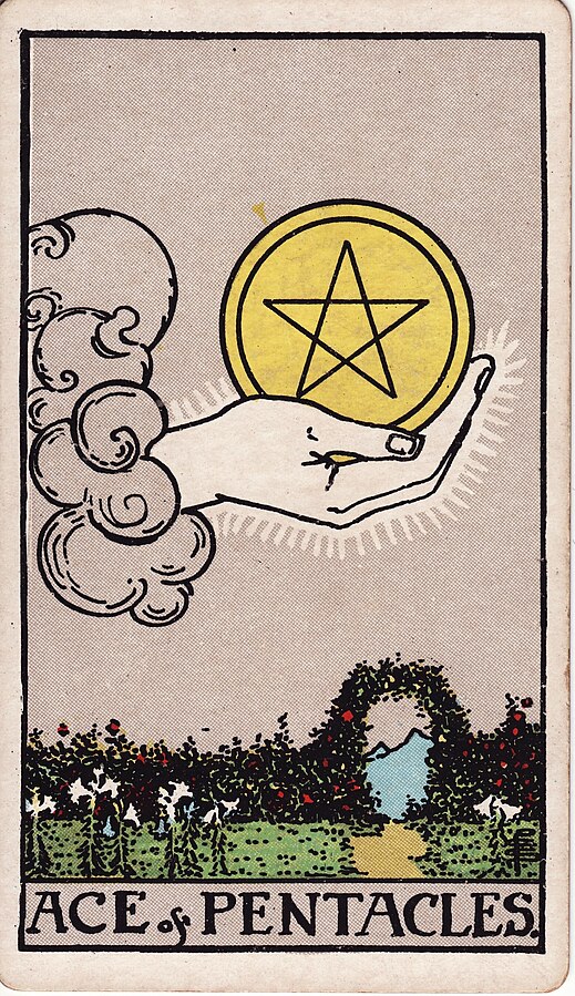 <p>Ace of Pentacles</p>
