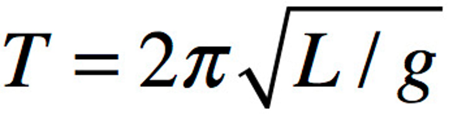 <p><strong>another mechanical system that moves in an oscillatory motion</strong></p>