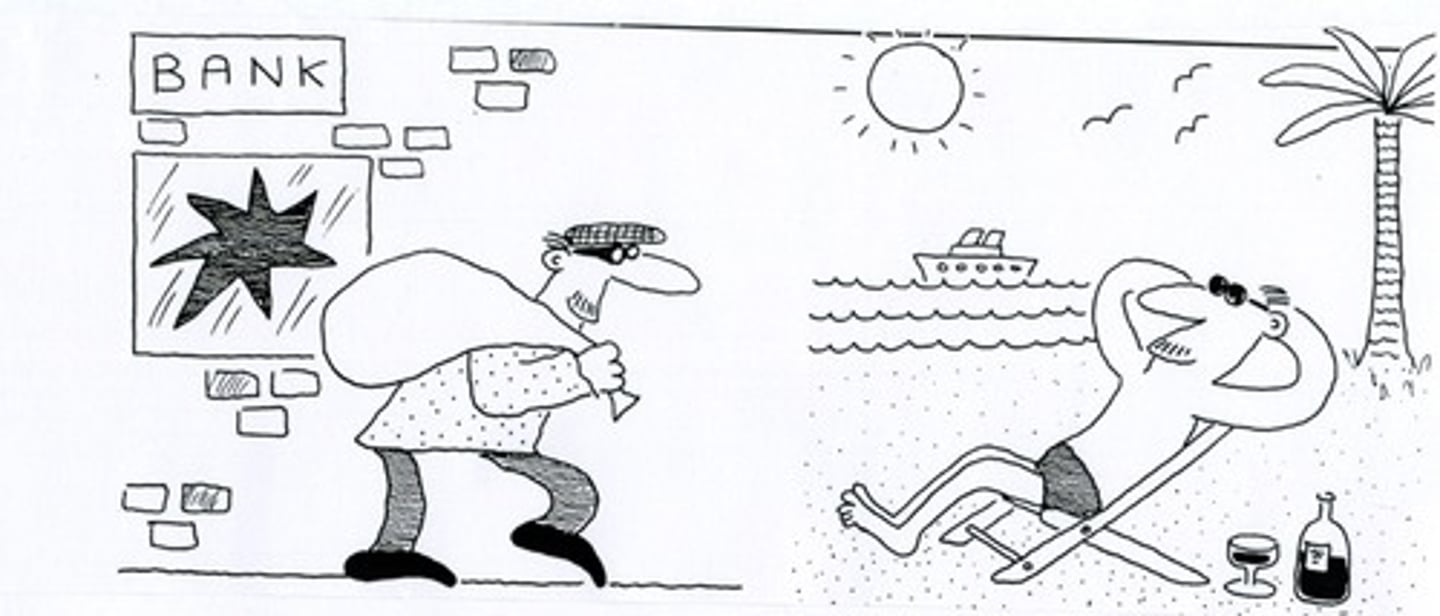 <p>avoid punishment:</p><p>The thieves managed to ... ... .</p>