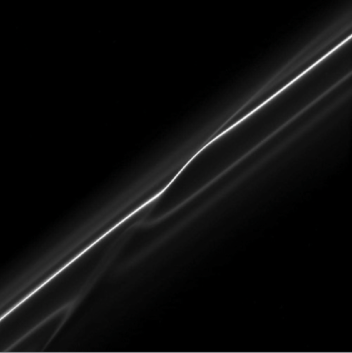<p>What keeps the F-Ring stable?</p>