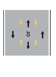 <p>Double (side-by-side) Broken - Yellow</p>