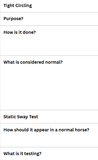<p>Gait Evaluation Tests</p>