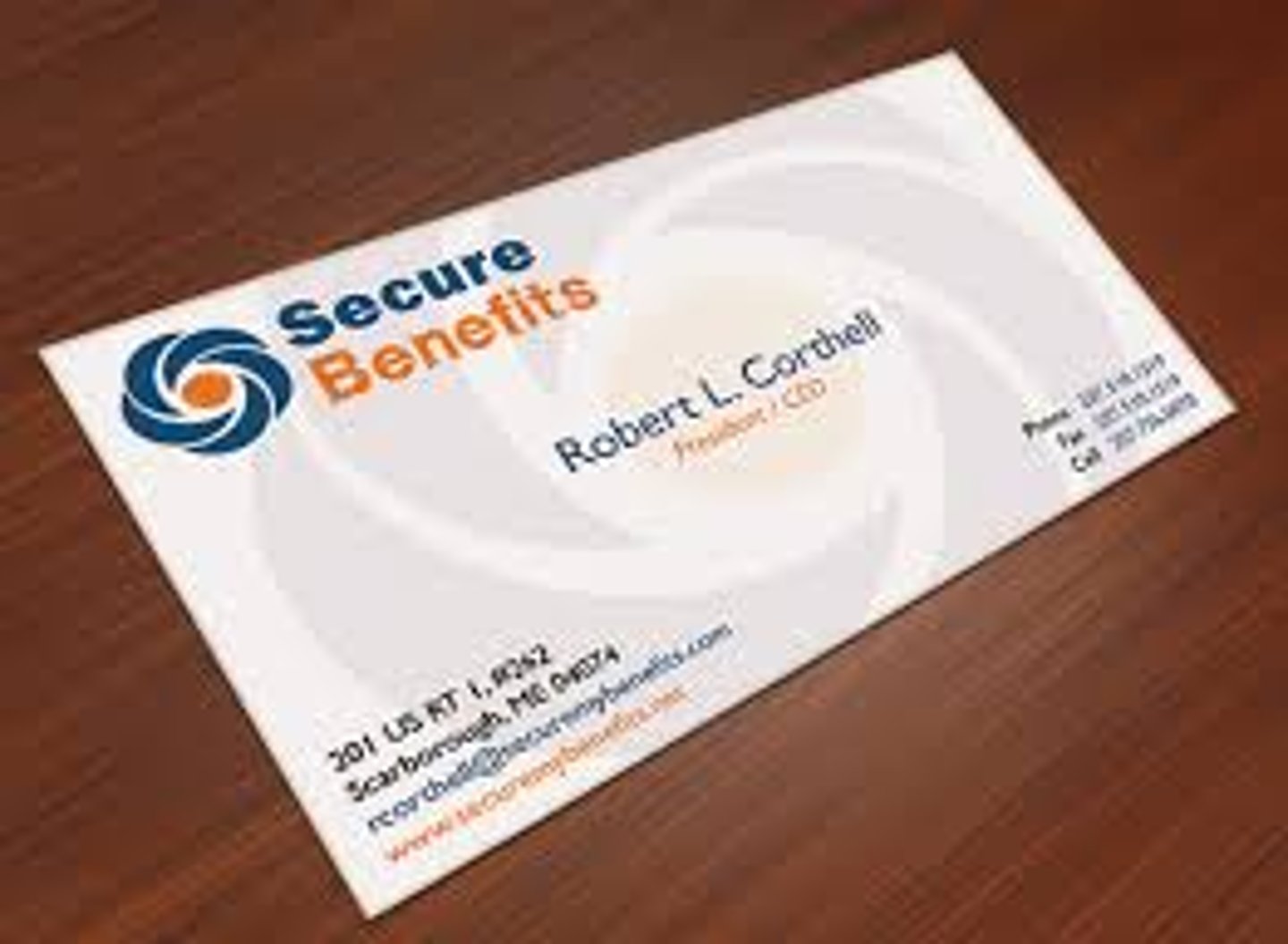 <p>small cards with all of your contact information on them</p>