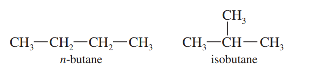 <p>Molecules that have the same molecular formula but different atom connectivity. The atoms are bonded together in a different order</p>