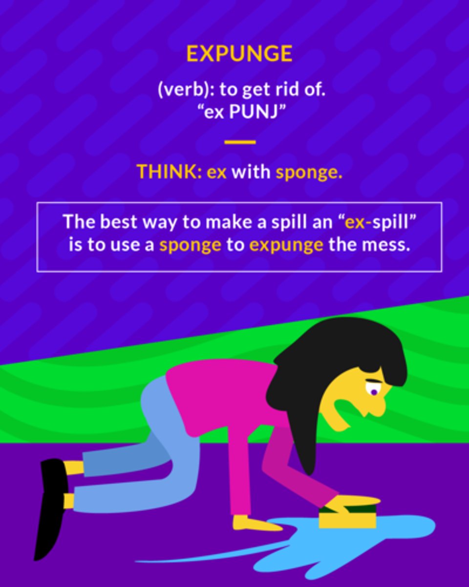<p>to erase or eliminate</p>