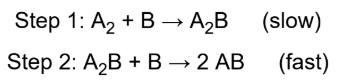 <p>the series of steps in which a reaction proceeds, the sum of which gives the overall reaction</p>