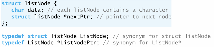 <p>ListNodePtr startPtr = NULL</p>