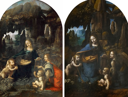 <p><mark data-color="blue" style="background-color: blue; color: inherit;">The Virgin on the Rocks</mark></p>